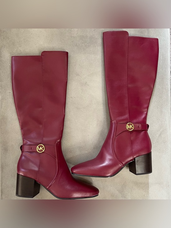 Michael Kors Shoes - Michael Kors Carmen Riding Boots in the color Mulberry Size 11